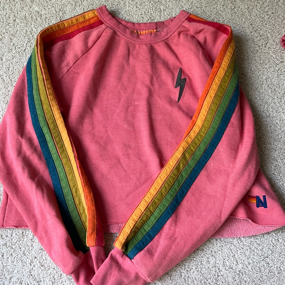 Coral Aviator Nation Sweatshirt Size M